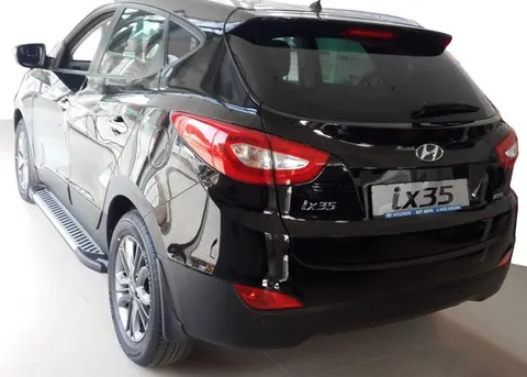 Бокові пороги Line (2 шт., алюміній) для Hyundai IX-35 2010-2015 рр — Hyundai IX-35 2010-2015 гг. DianaParts