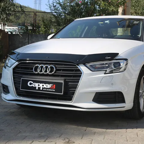 Дефлектор капота (Eurocap) для Ауди A3 2012-2020 рр — Audi A3 2012-2020 гг. DianaParts