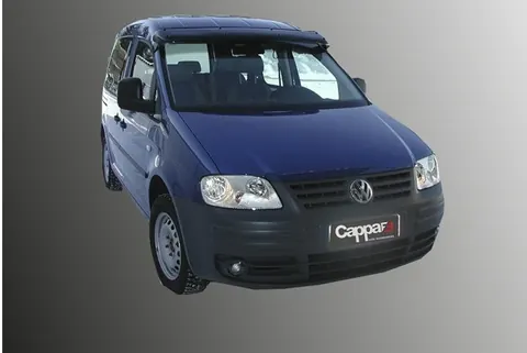 Козирьок на лобове скло (чорний глянець, 5мм) для Volkswagen Caddy 2004-2010 рр — Volkswagen Caddy 2004-2010 гг. DianaParts