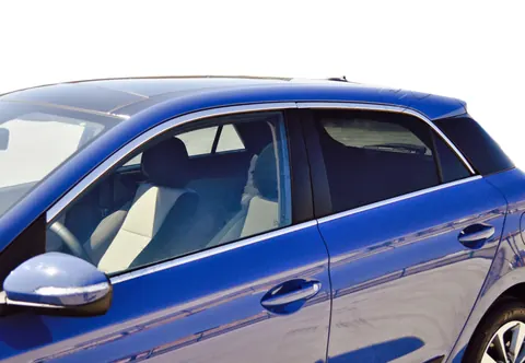 Повна обведення скла (10 шт, нерж) для Hyundai I-20 2014-2020 рр — Hyundai I-20 2014-2020 гг. DianaParts