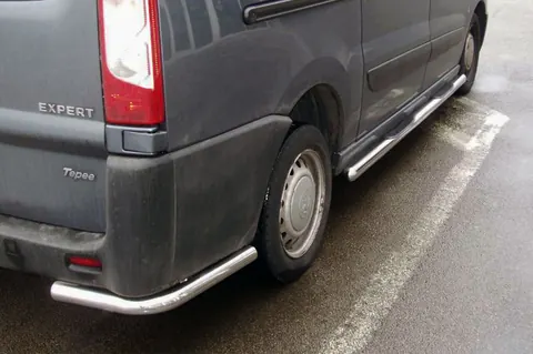 Задні кути (2 шт., нерж.) для Citroen Jumpy 2007-2017 рр — Citroen Jumpy 2007-2017 гг. DianaParts