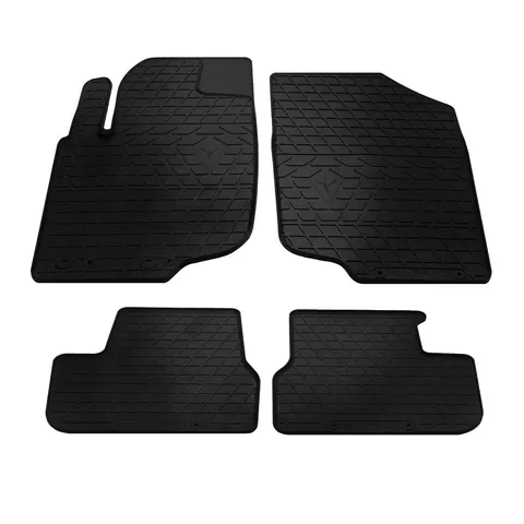Гумові килимки (4 шт, Stingray Premium) для Peugeot 207 2006-2014 рр — Peugeot 207 2006-2014 гг. DianaParts