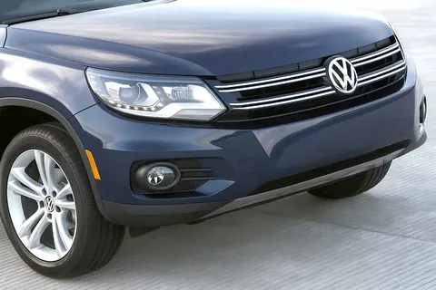 Передня накладка 2007-2010 (нерж) для Volkswagen Tiguan рр — Volkswagen Tiguan 2007-2016 гг. DianaParts
