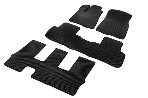 Килимки EVA (3 ряди, чорні) для Toyota Highlander 2013-2019 рр — Toyota Highlander 2013-2019 гг. DianaParts