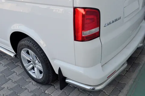 Задні куточки AK003 (2 шт., нерж) для Volkswagen T5 Caravelle 2004-2010 рр — Volkswagen T5 Caravelle 2004-2010 гг. DianaParts