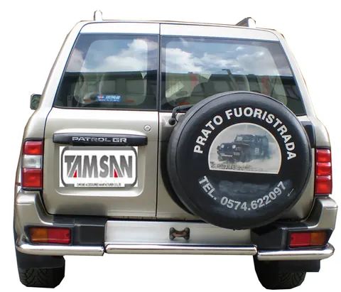 Задня дуга AK005-1 (нерж) для Nissan Patrol Y61 1997-2011 рр — Nissan Patrol Y61 1997-2011 гг. DianaParts