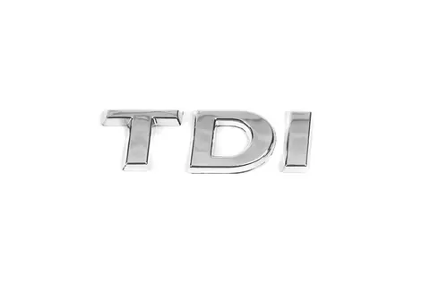 Напис TDI (під оригінал) Всі хром для Volkswagen Passat B8 2015-2023 рр — Volkswagen Passat B8 2015-2023 гг. DianaParts