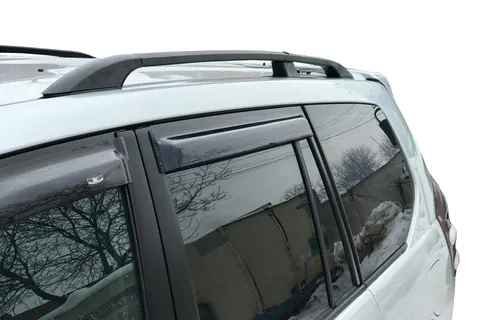 Рейлінги Чорні турецькі Металеві ніжки для Toyota Land Cruiser Prado 120 2002-2009 рр — Toyota Land Cruiser Prado 120 2002-2009 гг. DianaParts