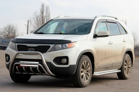 Кенгурятник WT002/2 (нерж.) для Kia Sorento II XM 2009-2014 рр — Kia Sorento II XM 2009-2014 гг. DianaParts