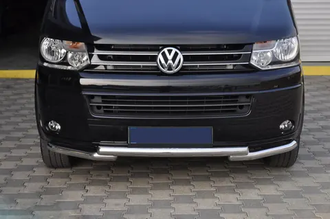 Передній захист ST009 Greyder (нерж) для Volkswagen T5 2010-2015 рр — Volkswagen T5 2010-2015 гг. DianaParts