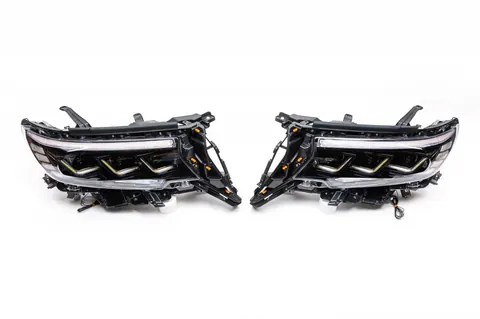 Передня оптика Lexus-design-3-LED V1 (2017-2026, 2 шт) для Toyota Land Cruiser Prado 150 рр — Toyota Land Cruiser Prado 150 2009-2023 гг. DianaParts