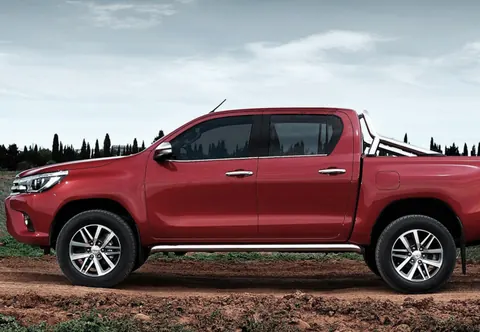 Окантовка вікон (4 шт, нерж) для Toyota Hilux 2015- рр — Toyota Hilux 2015- гг. DianaParts