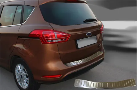 Накладка на задній бампер OmsaLine (нерж.) для Ford B-Max 2012-2017 рр — Ford B-Max 2012-2017 гг. DianaParts