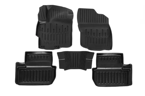 Килимки Stingray 3D (5 шт, поліуретан) для Mitsubishi Lancer X 2008- рр — Mitsubishi Lancer X 2008- гг. DianaParts