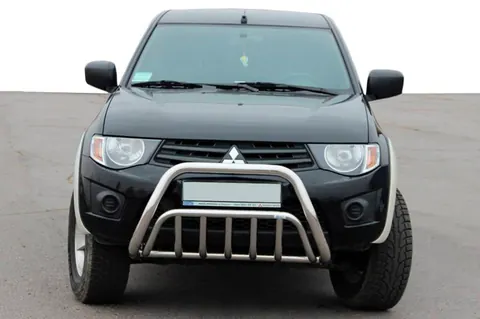 Кенгурятник (нерж.) для Mitsubishi L200 2006-2015 рр — Mitsubishi L200 2006-2015 гг. DianaParts