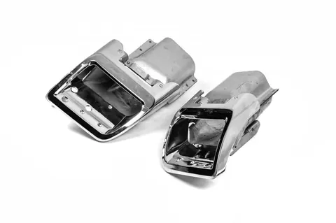 Насадки Autobiography (2 шт, нерж) для Range Rover III L322 2002-2012 рр — Range Rover III L322 2002-2012 гг. DianaParts