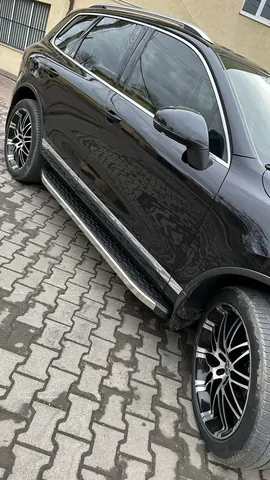 Бокові пороги BlackLine (2 шт, алюміній) для Volkswagen Touareg 2002-2010 рр — Volkswagen Touareg 2002–2010 гг. DianaParts