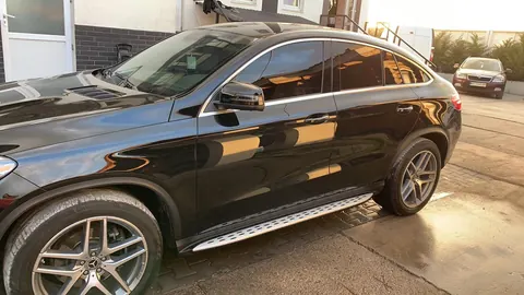 Бокові пороги (OEM) для Mercedes GLE coupe C292 2015-2019 рр — Mercedes GLE coupe C292 2015-2019 гг. DianaParts