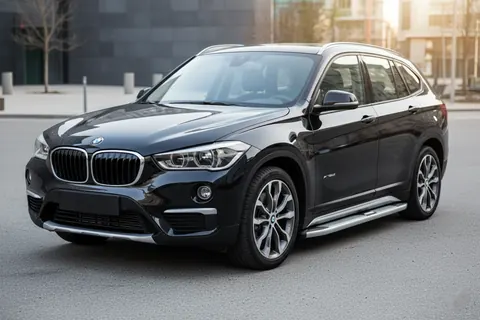 Бокові пороги Mevsim Grey (2 шт., Алюміній) для BMW X1 F48 2015-2022 рр — BMW X1 F48 2015-2022 гг. DianaParts