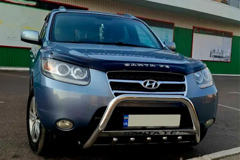 Кенгурятник WT004 (нерж.) для Hyundai Santa Fe 2 2006-2012 рр — Hyundai Santa Fe 2 2006-2012 гг. DianaParts