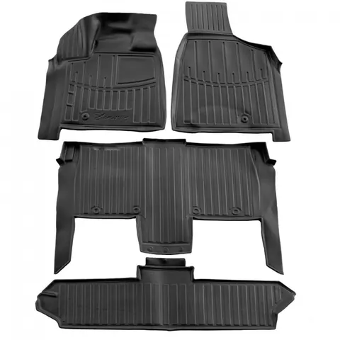 Килимки Stingray 3D (4 шт) для Dodge Grand Caravan V 2008-2020 рр — Dodge Grand Caravan V 2008-2020 гг. DianaParts