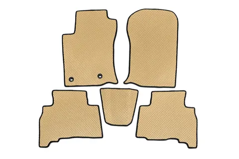Килимки EVA (бежеві) 5 місцевий, 2013-2022 для Toyota Land Cruiser Prado 150 рр — Toyota Land Cruiser Prado 150 2009-2023 гг. DianaParts