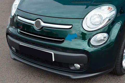 Накладки на решітку (popstar, нерж.) для Fiat 500/500L 2013-2022 рр — Fiat 500/500L 2013-2022 гг. DianaParts