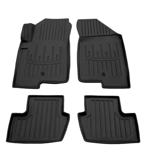 Килимки Stingray 3D (4 шт, одна кліпса на водійському) для Jeep Compass 2006-2016 рр — Jeep Compass 2006-2016 гг. DianaParts