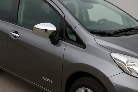 Накладки на дзеркала (2 шт, ABS) для Nissan Note 2012-2020 рр — Nissan Note 2012-2020 гг. DianaParts