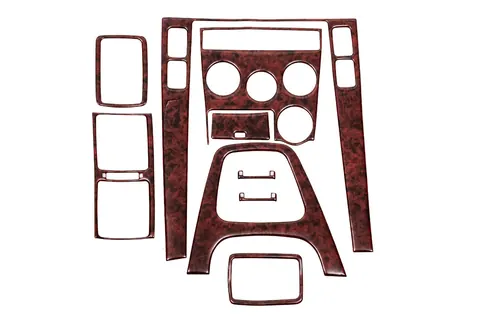 Накладки на панель (в асортименті) Дерево для Hyundai Tucson JM 2004- рр — Hyundai Tucson JM 2004- гг. DianaParts