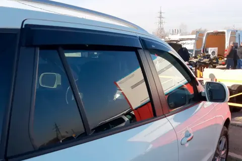 Вітровики (4 шт, HIC) для Hyundai Santa Fe 3 2012-2018 рр — Hyundai Santa Fe 3 2012-2018 гг. DianaParts