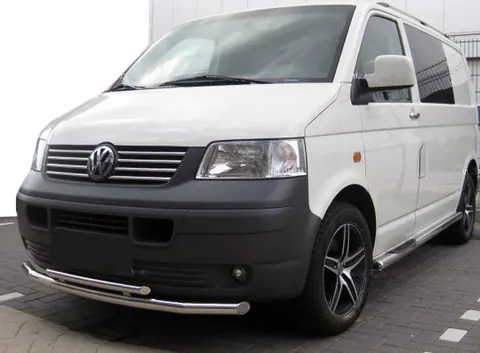 Передній захист ST014 (нерж) 60 на 60мм для Volkswagen T5 Transporter 2003-2010 рр — Volkswagen T5 Transporter 2003-2010 гг. DianaParts