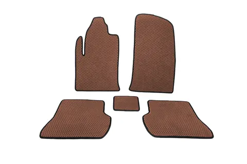 Килимки EVA (коричневі) для Ford Fiesta 2002-2008 рр — Ford Fiesta 2002-2008 гг. DianaParts