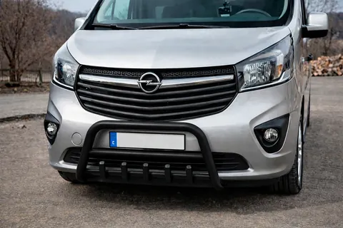 Кенгурятник WT003 Black (нерж) для Opel Vivaro 2015-2019 рр — Opel Vivaro 2015-2019 гг. DianaParts