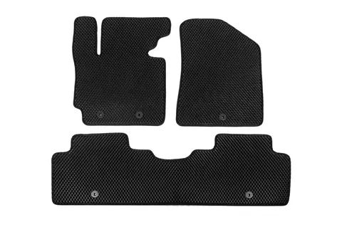 Килимки EVA (чорні) для Kia Soul II 2013-2018 рр — Kia Soul II 2013-2018 гг. DianaParts