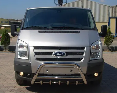 Кенгурятник WT003 (2006-2014, нерж.) для Ford Transit рр — Ford Transit 2000–2014 гг. DianaParts