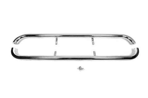 Захист бічних порогів (2 шт, нерж) для Toyota Land Cruiser 100 1998-2007 рр — Toyota Land Cruiser 100 1998-2007 гг. DianaParts