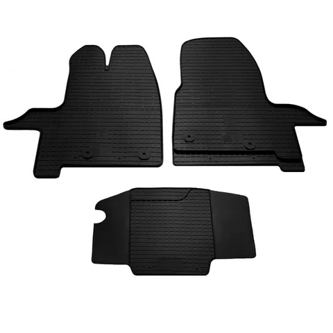 Гумові килимки (3 шт, Stingray Premium) для Ford Custom 2013-2022 рр — Ford Custom 2013-2022 гг. DianaParts