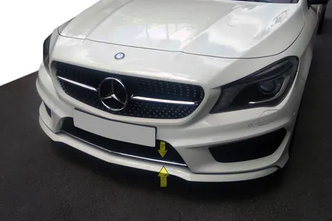 Накладка на решітку бампера (нерж) для Mercedes CLA C117 2013-2019 рр — Mercedes CLA C117 2013-2019 гг. DianaParts