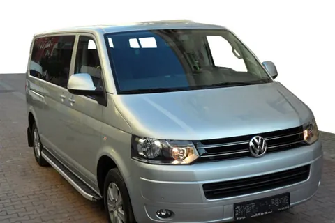 Бокові пороги Fullmond (2 шт., алюм) Довга база для Volkswagen T5 2010-2015 рр — Volkswagen T5 2010-2015 гг. DianaParts