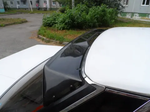 Спойлер на скло (ABS, чорний) для Honda Civic Sedan IX 2011-2016 рр — Honda Civic Sedan IX 2011-2016 гг. DianaParts