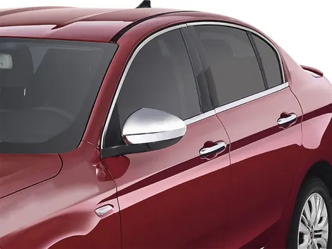 Нижні молдинги стекол хром (нерж) Carmos Sedan/HB (4 штуки) для Fiat Tipo 2016- рр — Fiat Tipo 2016- гг. DianaParts