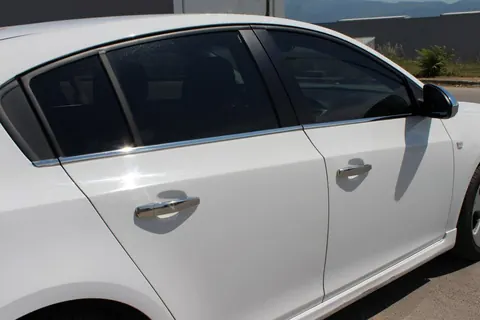 Молдинги стекол (нерж) Sedan, OmsaLine - Італійська нержавійка для Chevrolet Cruze 2009-2015 рр — Chevrolet Cruze 2009–2015 гг. DianaParts