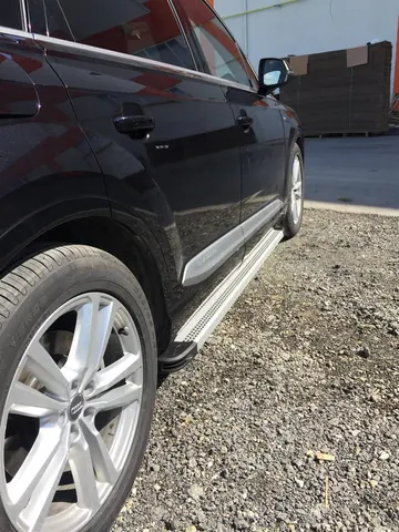 Бокові пороги Maya V2 (2 шт., алюміній) для Ауди Q7 2015-2026 рр — Audi Q7 2015–2026 гг. DianaParts