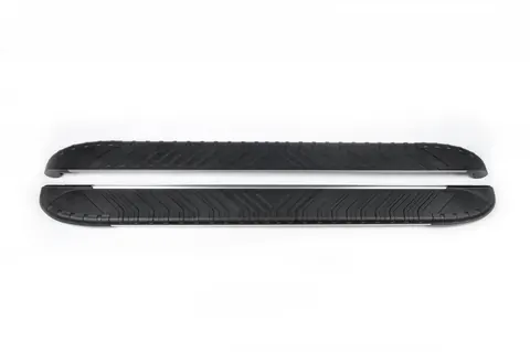 Бокові пороги Bosphore Grey (2 шт., Алюміній) для Jeep Grand Cherokee WJ 1999-2004 рр — Jeep Grand Cherokee WJ 1999-2004 гг. DianaParts