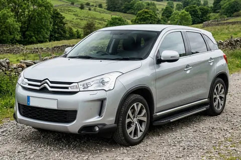 Бокові пороги Bosphorus Grey (2 шт., алюміній) для Citroen C-4 Aircross 2012-2017 рр — Citroen C-4 Aircross 2012-2017 гг. DianaParts