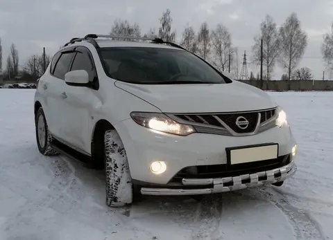 Передній захист ST015 (нерж) для Nissan Murano 2008-2014 рр — Nissan Murano 2008-2014 гг. DianaParts