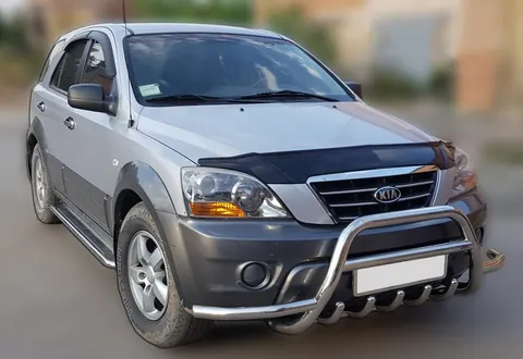 Кенгурятник WT003-Exclusive (нерж.) для Kia Sorento I BL 2002-2009 рр — Kia Sorento I BL 2002-2009 гг. DianaParts