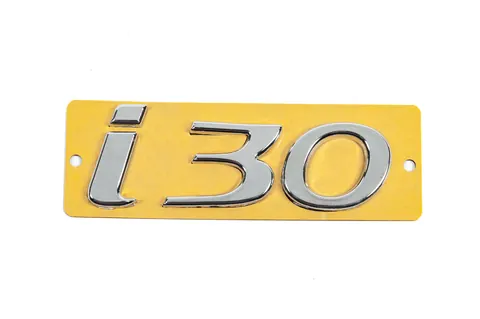 Напис I30 (108мм на 37мм) для Hyundai I-30 2007-2011 рр — Hyundai I-30 2007-2011 гг. DianaParts