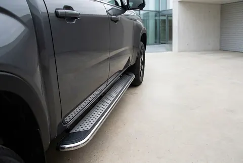Бокові пороги Maydos V2 (2 шт., Алюміній) для Ford Ranger 2022- рр — Ford Ranger 2022- гг. DianaParts